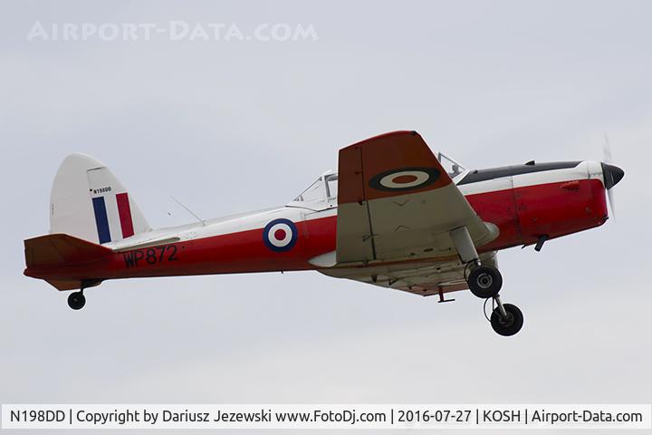 N198DD, 1952 De Havilland DHC-1 Chipmunk T.10 C/N DH8660, De Havilland Canada DHC-1 Chipmunk T.10  C/N DH8660, N198DD