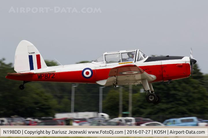 N198DD, 1952 De Havilland DHC-1 Chipmunk T.10 C/N DH8660, De Havilland Canada DHC-1 Chipmunk T.10  C/N DH8660, N198DD