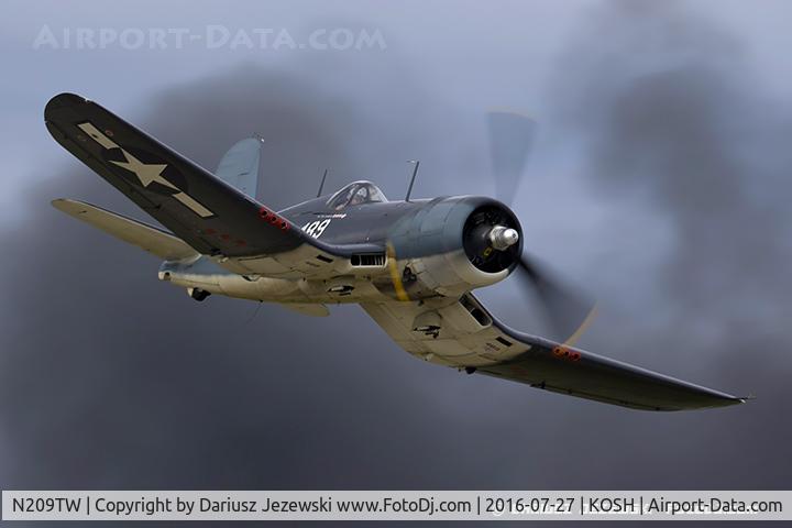 N209TW, Goodyear FG-1D Corsair C/N 3750, Goodyear FG-1D Corsair  C/N 3750 (92489), NX209TW