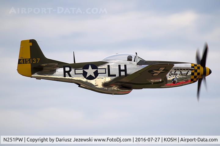 N251PW, 1944 North American P-51D Mustang C/N 122-31945, North American P-51D Mustang 