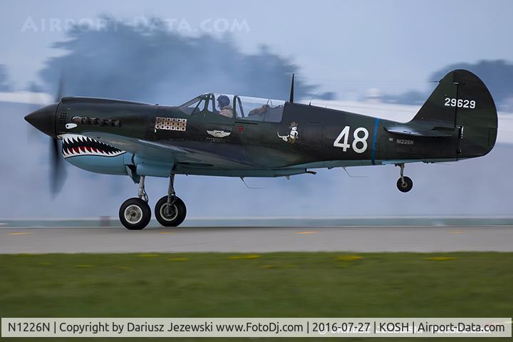 N1226N, Curtiss P-40N Warhawk C/N 29629, Curtiss P-40N Warhawk  C/N 29629, N1226N