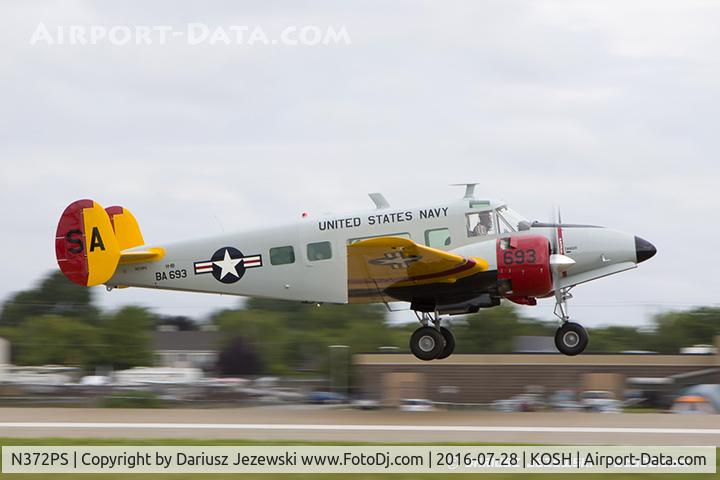 N372PS, 1964 Beech H-18 Tri-Gear C/N BA-693, Beech H18 Twin Beech  C/N BA-693, N372PS