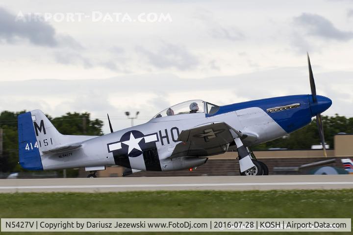 N5427V, 1944 North American F-51D Mustang C/N 44-72942, North American F-51D Mustang 