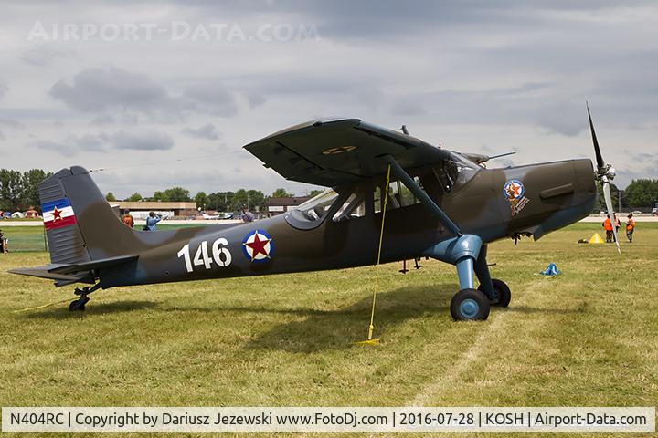N404RC, 1973 Utva UTVA-66 (V-51) C/N 0855, Utva UTVA-66 (V-51)  C/N 855, N404RC