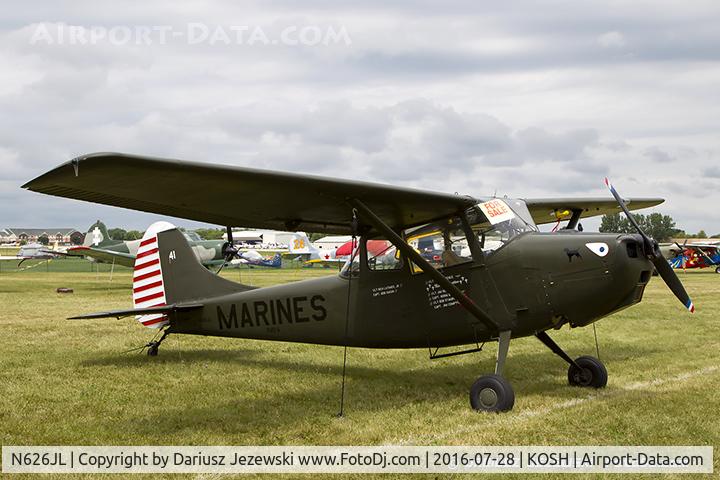 N626JL, Vans RV-8 C/N 81114, Cessna L-19 Bird Dog  C/N 24577, N626JL