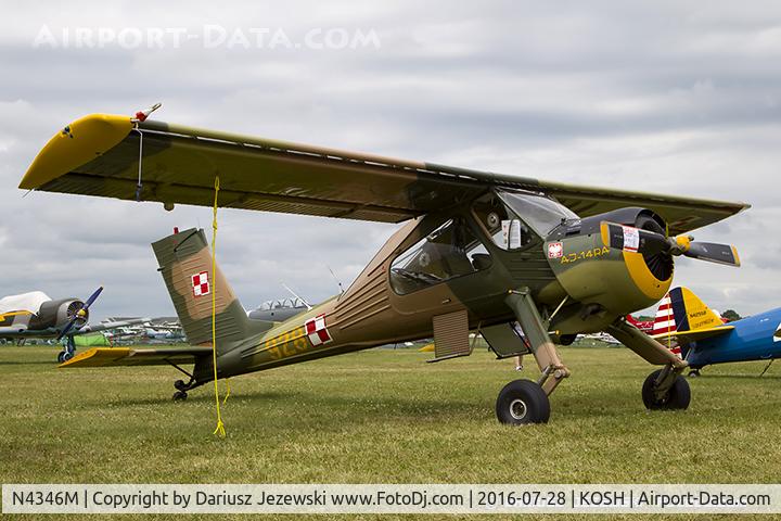 N4346M, PZL-Okecie PZL-104 Wilga 80 C/N CF21910928, PZL Okecie PZL-104 Wilga 80  C/N CF21910928, N4346M