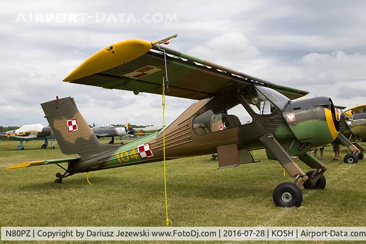 N80PZ, 1990 PZL-Okecie PZL-104 Wilga 80 C/N CF20900903, PZL-Okecie PZL-104 Wilga 80  C/N CF20900903, N80PZ
