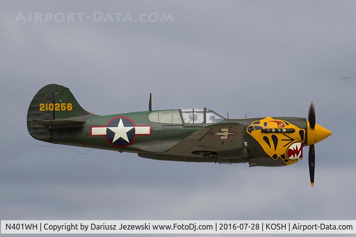 N401WH, 1942 Curtiss P-40K Warhawk C/N 42-10256, Curtiss P-40K Warhawk  C/N 42-10256, N401WH