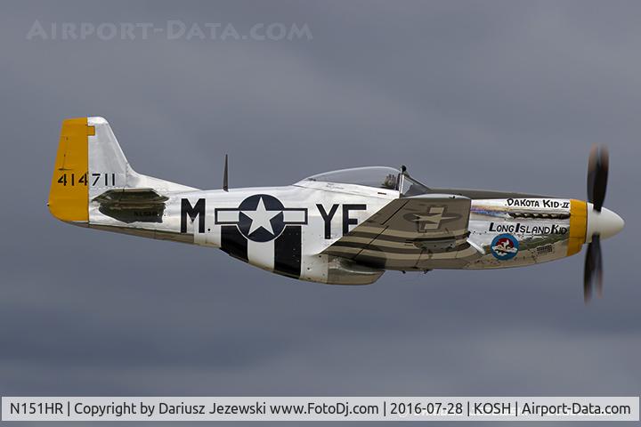 N151HR, 1945 North American P-51D Mustang C/N 12241064, North American P-51D Mustang 