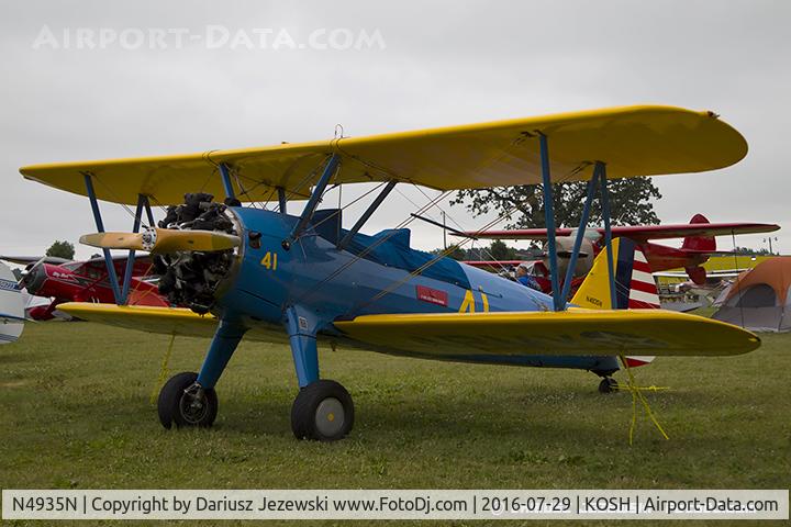 N4935N, 1941 Boeing A75N1(PT17) C/N 75-2087, Boeing A75N1(PT17) Stearman  C/N 75-2087, N4935N