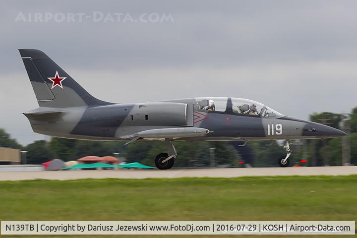 N139TB, 1984 Aero L-39 Albatros C/N 432919, Aero Vodochody L-39 Albatros  C/N 432919, NX139TB