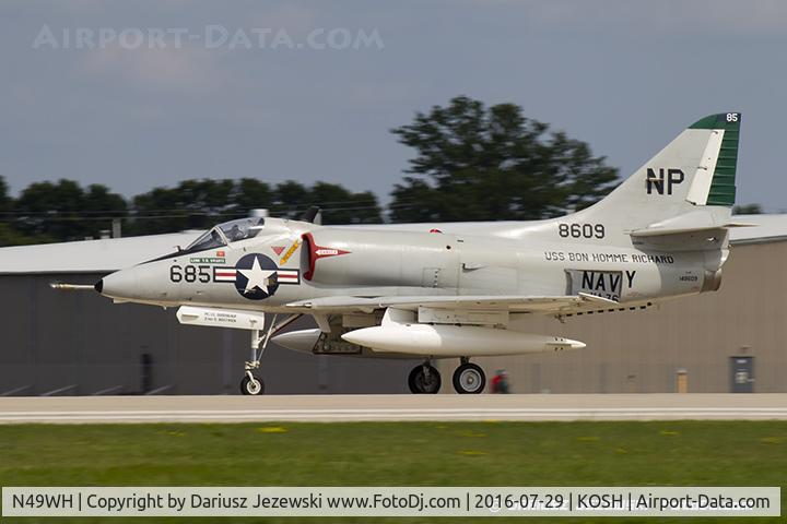 N49WH, 1959 Douglas A-4B Skyhawk C/N 11366, Douglas A-4B Skyhawk  C/N 11366, N49WH