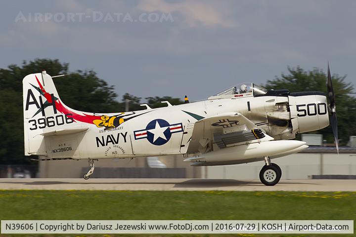 N39606, 1955 Douglas AD-6 Skyraider C/N 10838, Douglas AD-6 Skyraider  C/N 10838 (139606), NX39606
