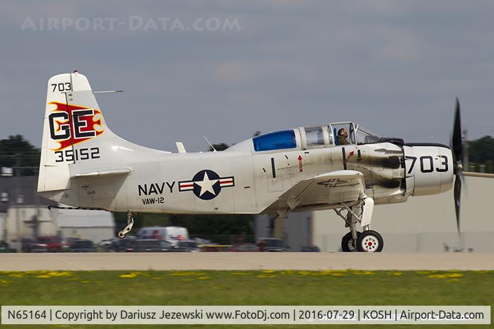 N65164, 1955 Douglas EA-1E Skyraider AD-5W C/N 55-471DH, Douglas EA-1E Skyraider  C/N 55-471DH, N65164