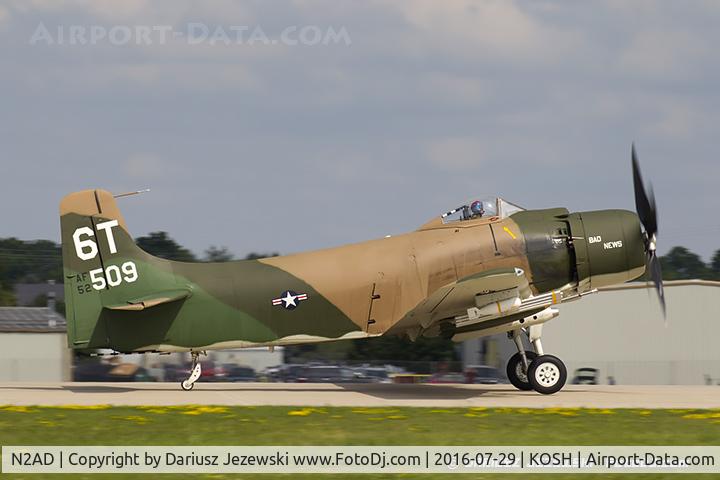 N2AD, 1947 Douglas AD-1 Skyraider C/N 09257/2085, Douglas AD-1 Skyraider 