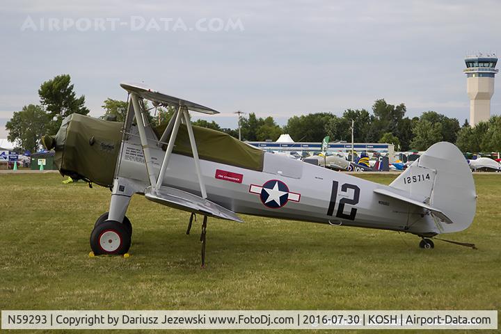 N59293, 1942 Boeing B75N1 C/N 75-3221, Boeing B75N1 Stearman  C/N 75-3221, N59293
