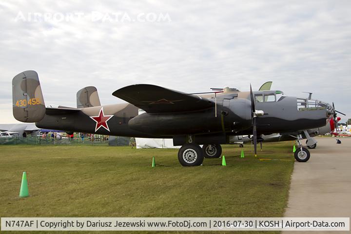 N747AF, 1944 North American B-25J Mitchell Mitchell C/N 108-33731, North American B-25J Mitchell 