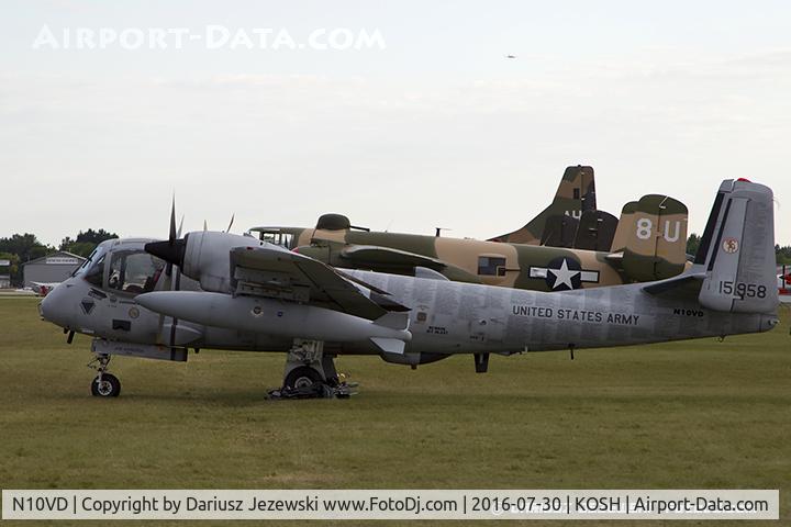 N10VD, 1968 Grumman OV-1D Mohawk C/N 162C, Grumman OV-1D Mohawk  C/N 162C, N10VD