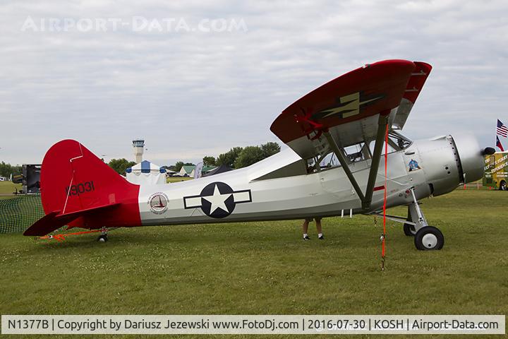 N1377B, Stinson L-1F C/N Not found N1377B, Stinson L-1F Vigilant  C/N 41-19031, N1377B
