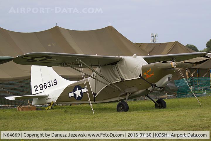 N64669, Stinson L-5 Sentinel C/N 76560, Stinson L-5 Sentinel 