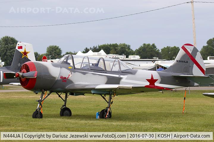 N444JA, 1993 Yakovlev (Aerostar) Yak-52 C/N 9311613, Yakovlev (Aerostar) Yak-52  C/N 9311613, N444JA
