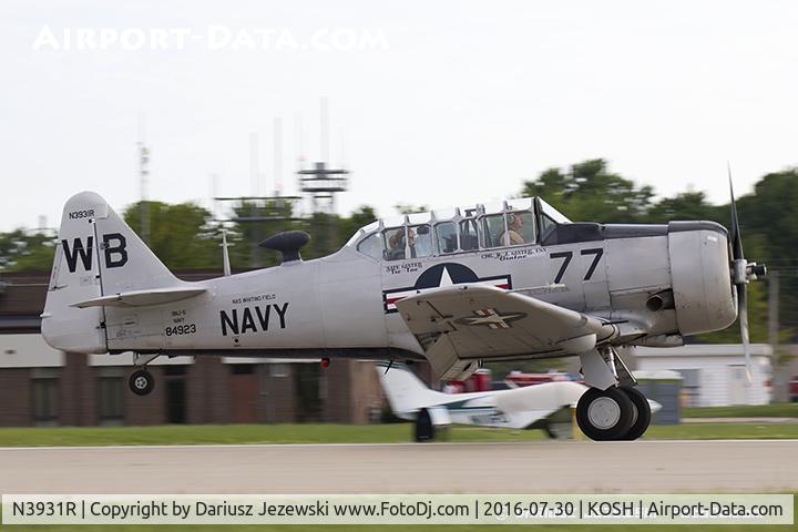 N3931R, North American AT-6B Texan C/N 84-923, North American AT-6 Texan  C/N 84-923, N3931R