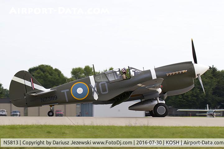N5813, Curtiss P-40M Warhawk C/N 27501, Curtiss Wright P-40M Warhawk  C/N 27501, N5813