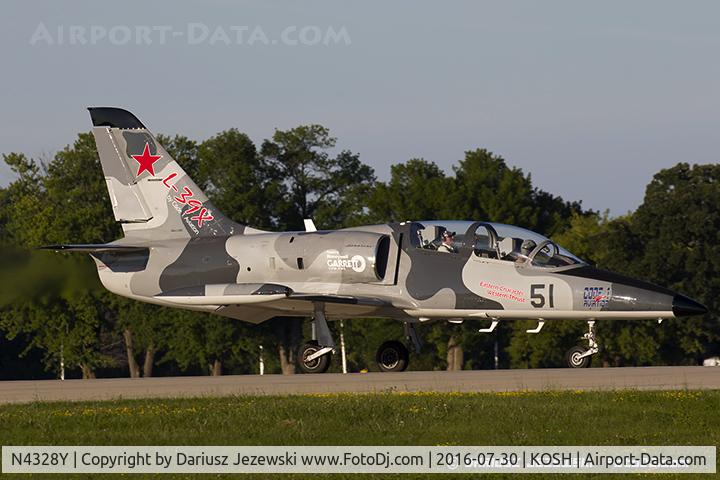 N4328Y, 1984 Aero L-39C Albatros C/N 432821, Aero Vodochody L-39 Albatros C/N 432821, NX4328Y