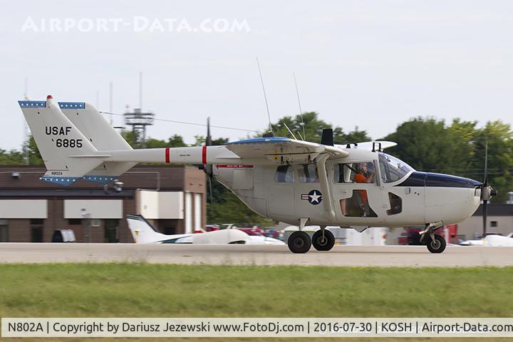 N802A, 1968 Cessna O-2A (M337B) Super Skymaster Super Skymaster C/N 337M-0174, Cessna M337B (O-2A Super Skymaster)  C/N 337M0174 - Robert Shafer, N802A