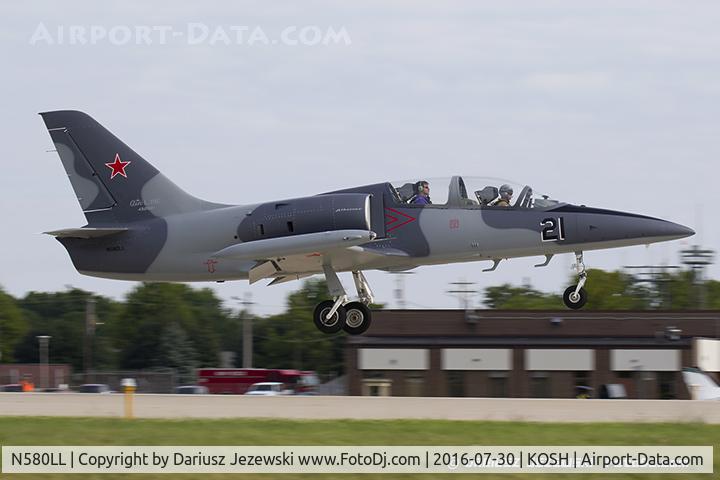 N580LL, 1984 Aero L-39C Albatros C/N 432921, Aero Vodochody L-39 Albatros  C/N 432921, N580LL