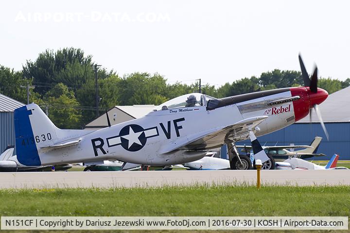N151CF, 1944 North American P-51D Mustang C/N 44-84933N, North American P-51D Mustang 