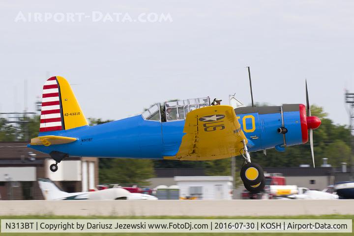 N313BT, Consolidated Vultee BT-13A Valiant C/N 10425, Consolidated Vultee BT-13A Valiant  C/N 10425, N313BT