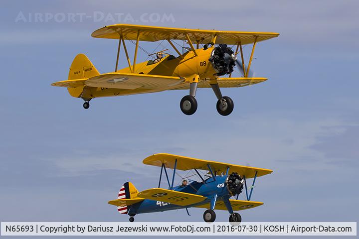 N65693, 1942 Boeing B75N1 C/N 75-6966, Boeing B75N1 Stearman  C/N 75-6966, N65693
