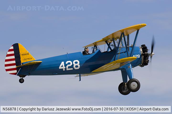 N56878, 1943 Boeing A75N1(PT17) C/N 75-1712, Boeing A75N1(PT17) Stearman  C/N 75-1712, N56878