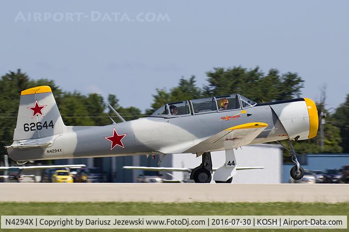 N4294X, 1968 Nanchang CJ-6A C/N 2532060, Nanchang CJ-6A  C/N 2532060, N4294X