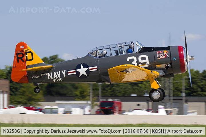 N3258G, North American AT-6D Texan C/N 43839, North American AT-6D Texan 