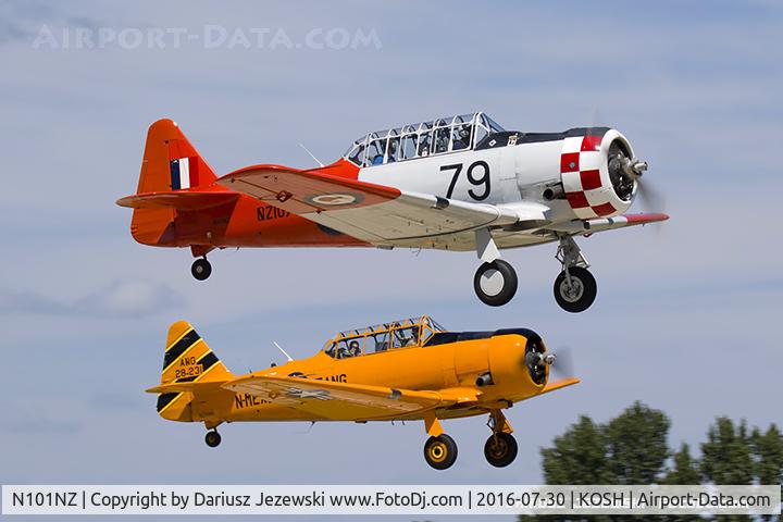 N101NZ, 1944 North American AT-6D Texan C/N 88-15611, North American AT-6D Texan  C/N 41-34050, N101NZ