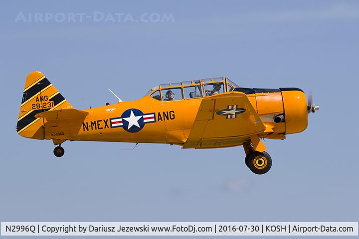 N2996Q, 1950 North American T-6G Texan C/N 168-175, North American T-6G Texan  C/N 49-3071, N2996Q