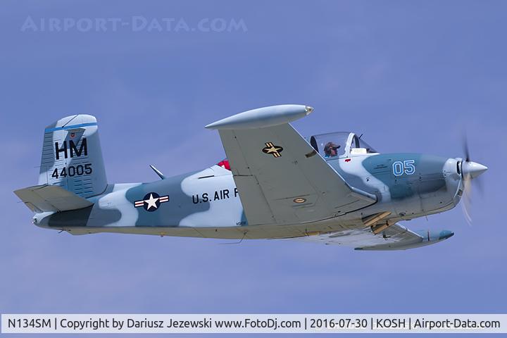 N134SM, 1957 Beech T-34B Mentor C/N BG-312, Beech D45(T-34B) Mentor  C/N BG-312, N134SM