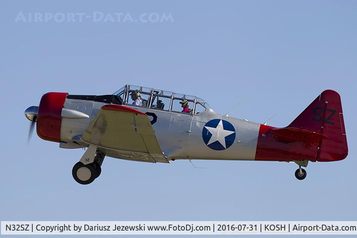 N32SZ, 1959 North American T-6G Texan C/N 168-325, North American T-6D Texan  C/N 49-3221A, N32SZ