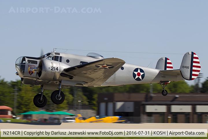 N214CR, 1958 Beech AT-11 Kansan C/N 912, Beech AT-11 Kansas 