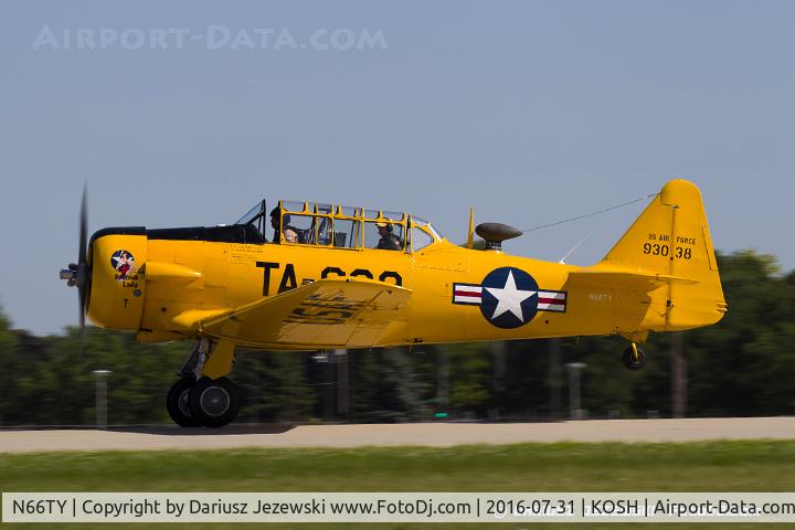 N66TY, North American T-6G Texan C/N 168-142, North American T-6G Texan 