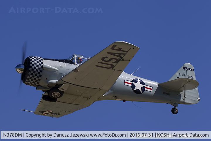 N378DM, 1949 North American T-6G Texan C/N 168-358, North American T-6G Texan  C/N 49-3254, N378DM