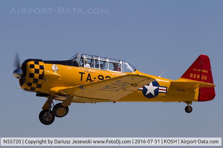 N55720, North American T-6G Texan C/N 168-24, North American T-6G Texan 