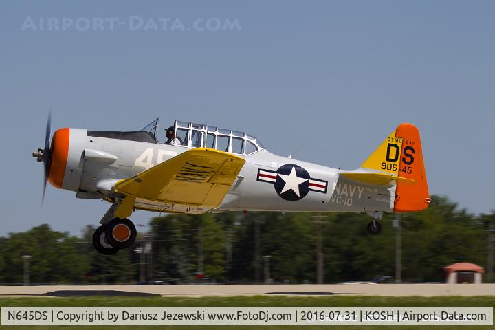 N645DS, 1944 North American SNJ-5 Texan Texan C/N 88-17678, North American SNJ-5  C/N 88-17678, N645DS