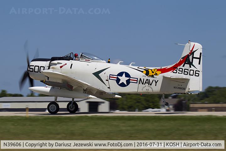 N39606, 1955 Douglas AD-6 Skyraider C/N 10838, Douglas AD-6 Skyraider  C/N 10838 (139606), NX39606