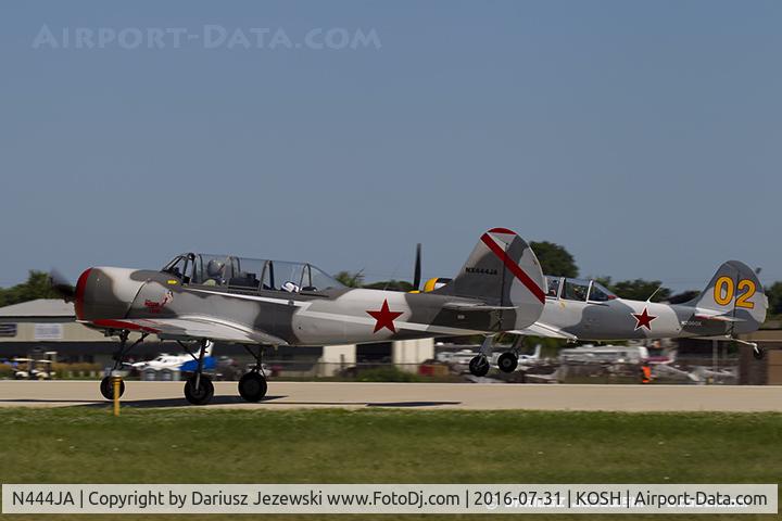N444JA, 1993 Yakovlev (Aerostar) Yak-52 C/N 9311613, Yakovlev (Aerostar) Yak-52  C/N 9311613, N444JA