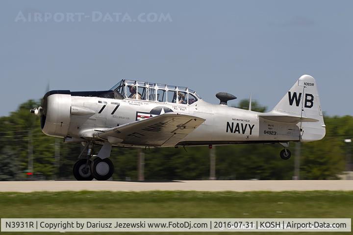 N3931R, North American AT-6B Texan C/N 84-923, North American AT-6 Texan  C/N 84-923, N3931R