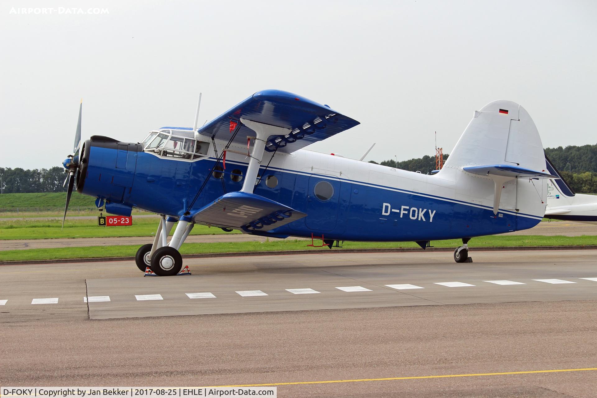 D-FOKY, Antonov An-2TD C/N 1G86-49, Lelystad Airport