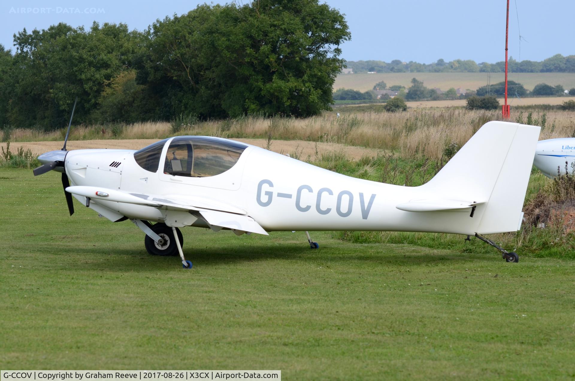 G-CCOV, 2004 Europa XS Monowheel C/N PFA 247-13998, Parked at Northrepps.